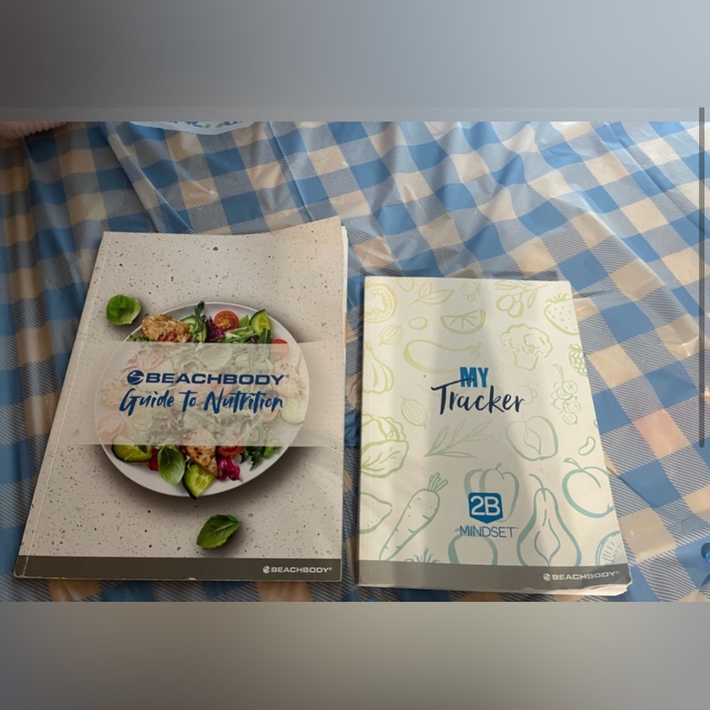 2 set of beachbody fitness books